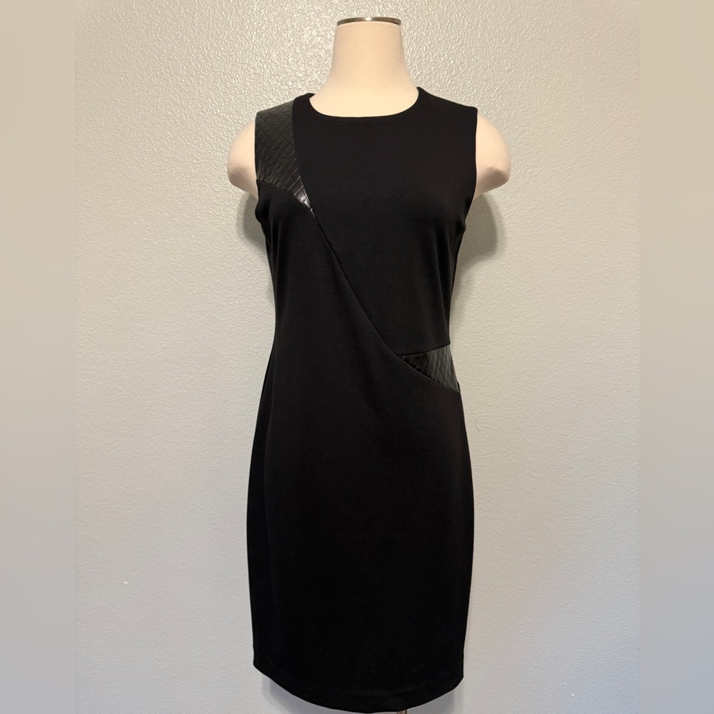 Calvin Klein Black Asymmetrical‎ Dress